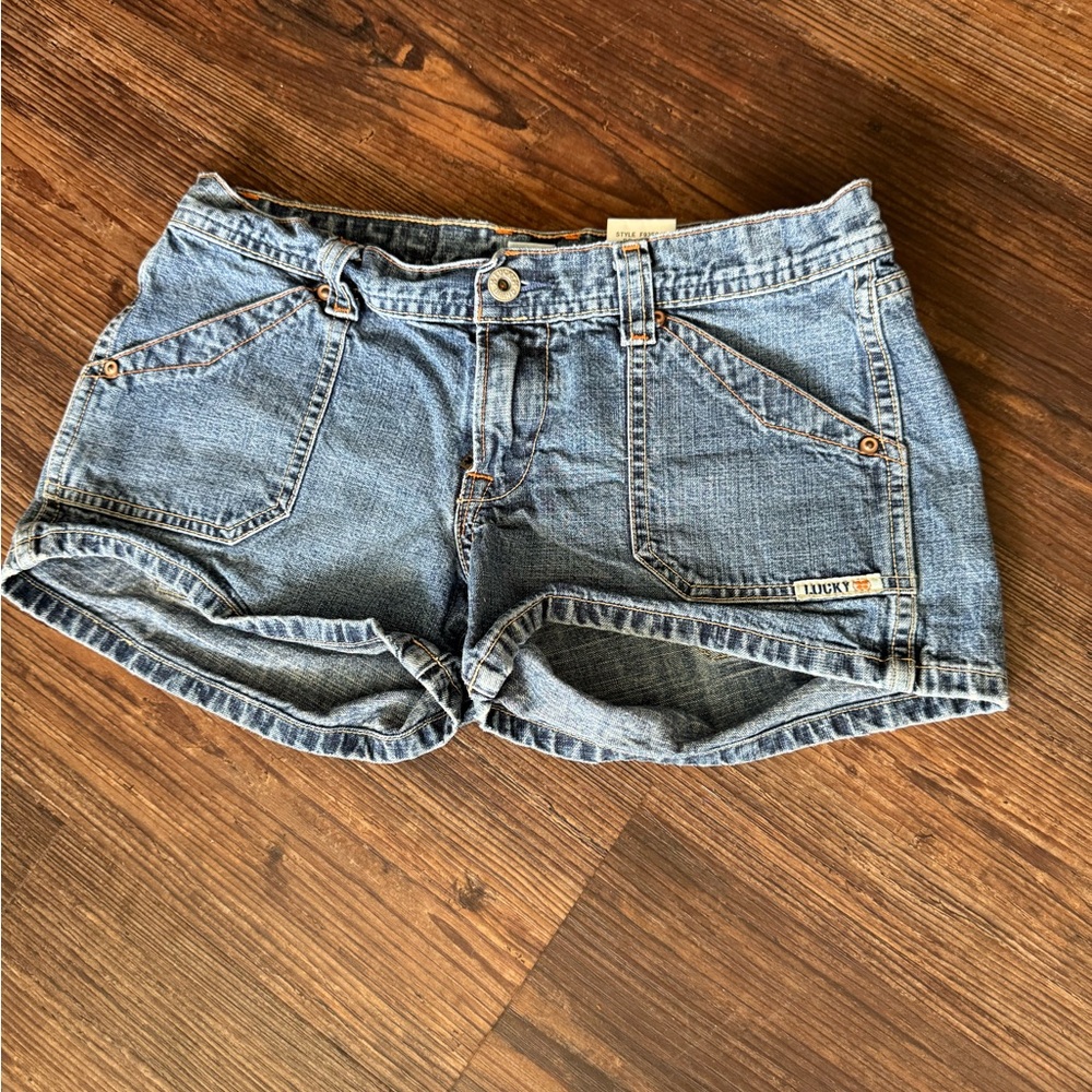 Lucky Brand Women's Classic Blue Jean Shorts
